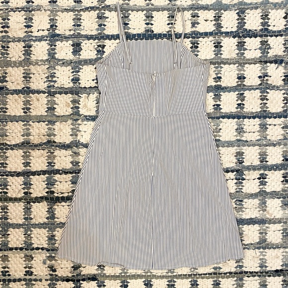 Urban outfitters blue and white stripe mini dress - Picture 3 of 4
